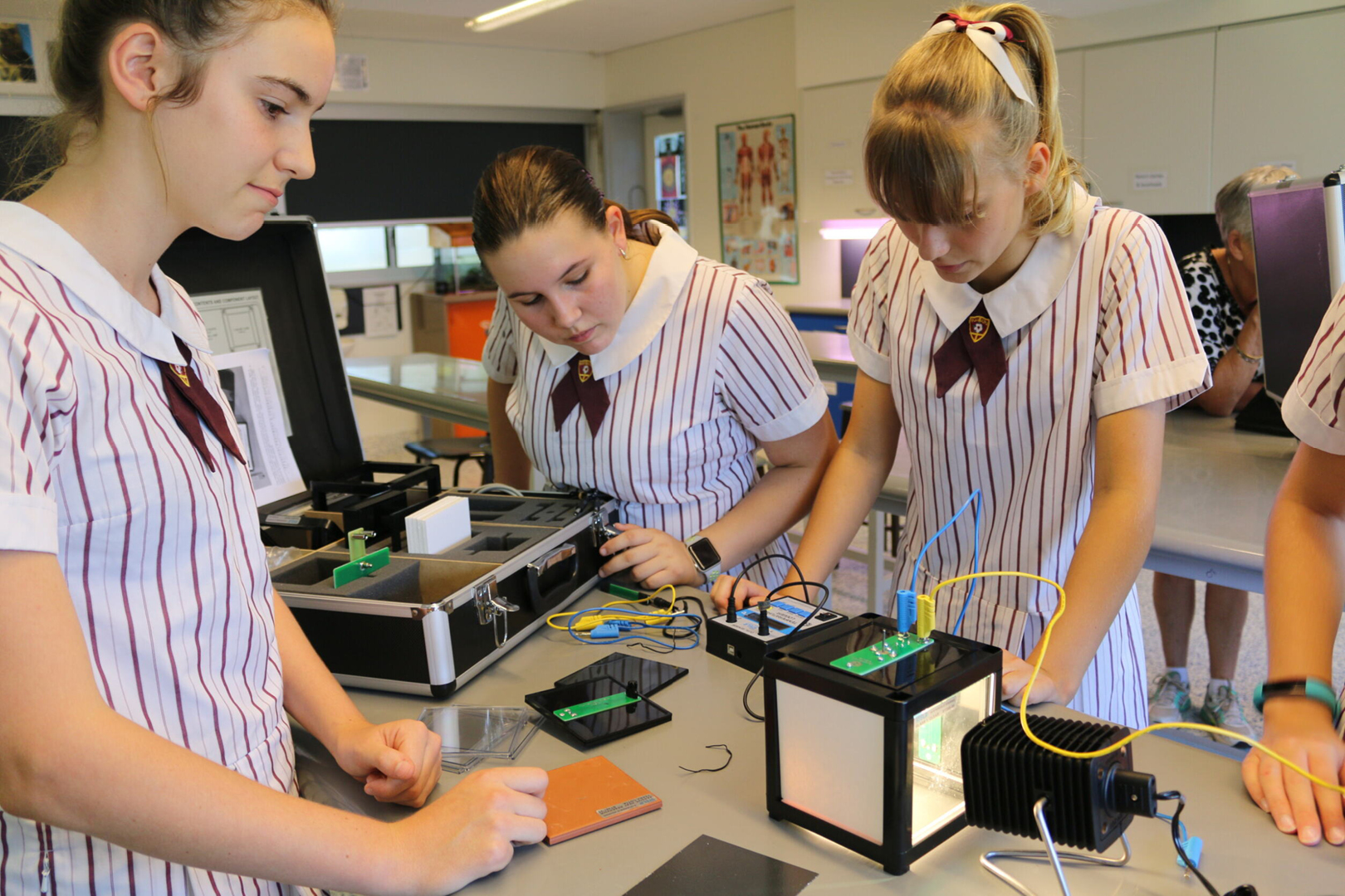 Three Female Students Sustainable Housing Kit 