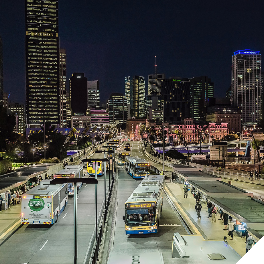 Brisbane bus interchange