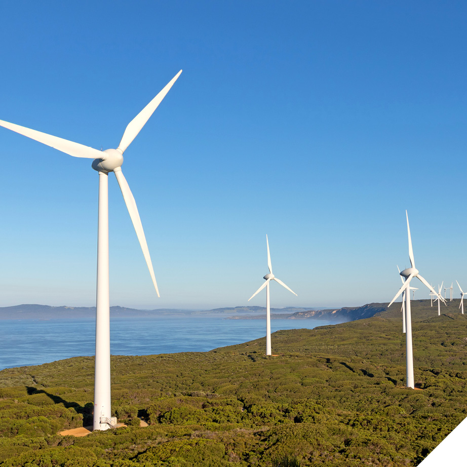 Wind turbines in Albany, Western Australia